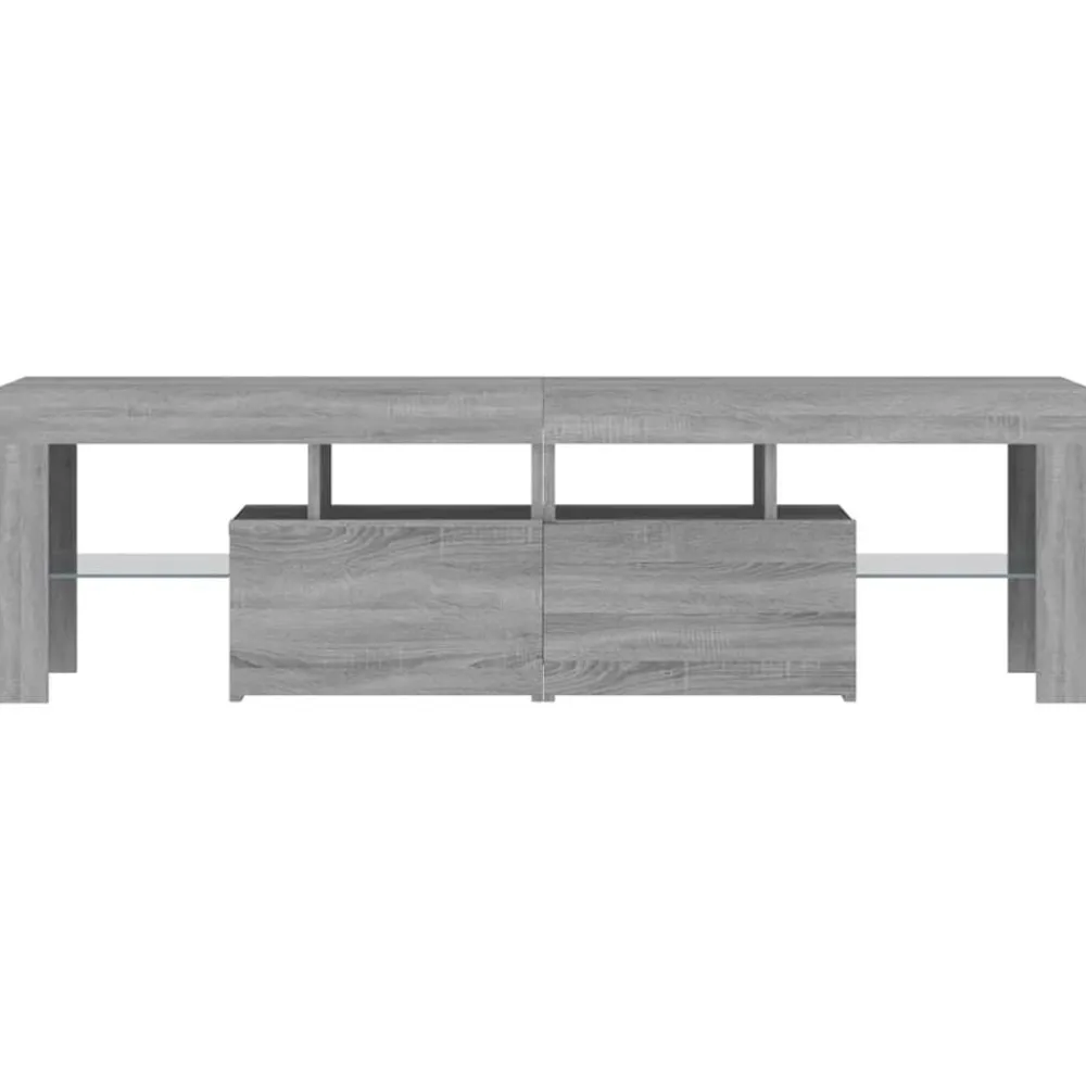 vidaXL Muebles Tv-Mueble de TV con luces LED 140x36,5x40 cm