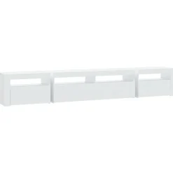vidaXL Muebles Tv-Mueble de TV con luces LED 240x35x40 cm