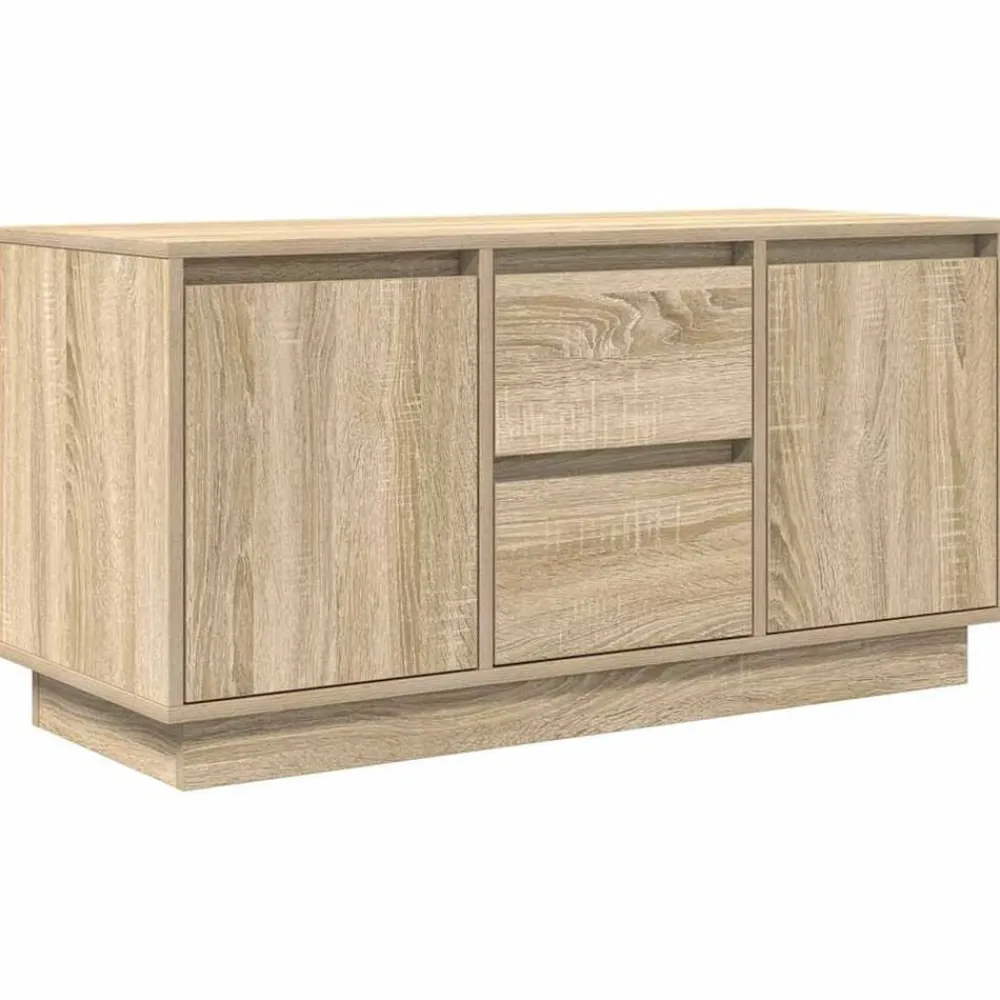 vidaXL Muebles Tv-Mueble de TV con luces LED 100x41x50 cm