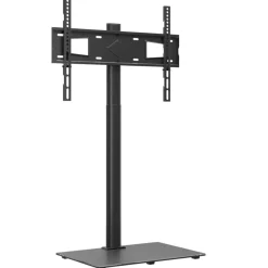 vidaXL Electrónica-Mueble de TV de esquina 1 nivel para 32-65 pulgadas negro