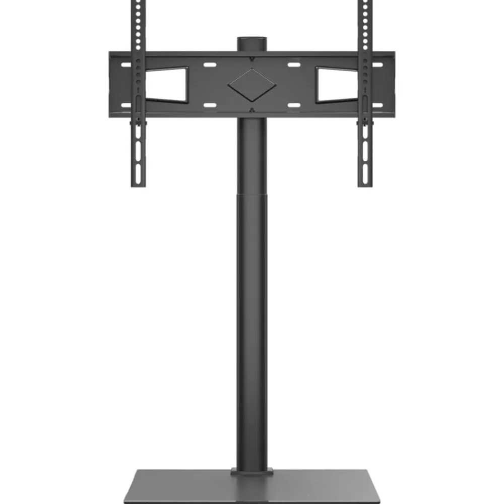 vidaXL Electrónica-Mueble de TV de esquina 1 nivel para 32-65 pulgadas negro