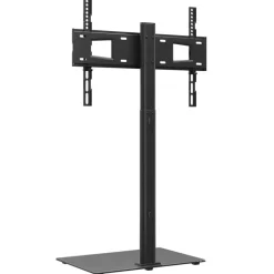 vidaXL Electrónica-Mueble de TV de esquina 1 nivel para 32-65 pulgadas negro