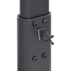 vidaXL Electrónica-Mueble de TV de esquina 1 nivel para 32-65 pulgadas negro