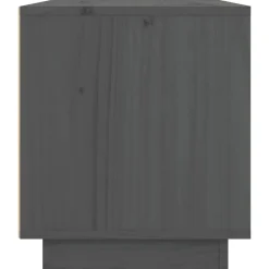 vidaXL Mueble de TV de madera maciza de pino 80x34x40 cm Gris Best