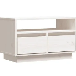 vidaXL Muebles Tv-Mueble de TV de madera maciza de pino 60x35x37 cm