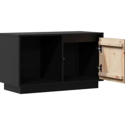 vidaXL Muebles Tv-Mueble de TV de madera maciza de pino 74x35x44 cm