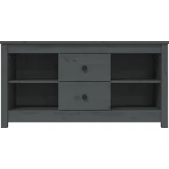 vidaXL Muebles Tv-Mueble de TV de madera maciza de pino 103x36,5x52 cm