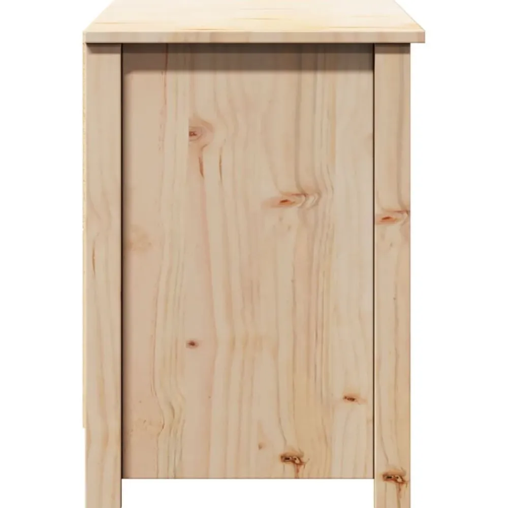 vidaXL Mueble de TV de madera maciza de pino 103x36,5x52 cm Natural Online