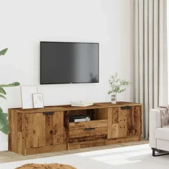 vidaXL Muebles Tv-Mueble de TV de 140x35x40 cm Madera ingeniería