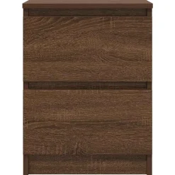 vidaXL Muebles Tv-Mueble de TV de madera de roble marrón 40x35x54 cm