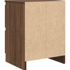 vidaXL Muebles Tv-Mueble de TV de madera de roble marrón 40x35x54 cm