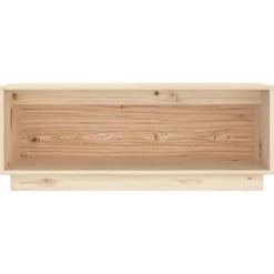 vidaXL Muebles Tv-Mueble de TV de madera maciza de pino 90x35x35 cm