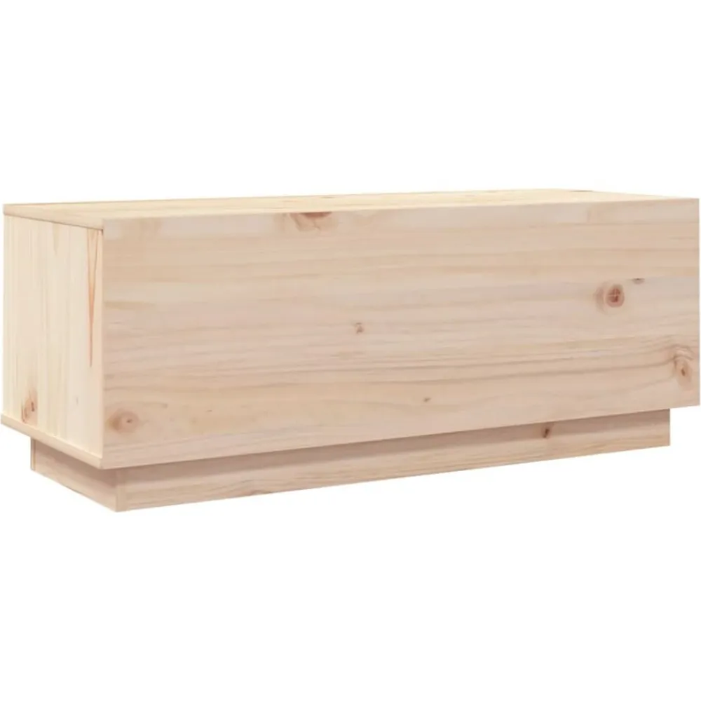 vidaXL Muebles Tv-Mueble de TV de madera maciza de pino 90x35x35 cm