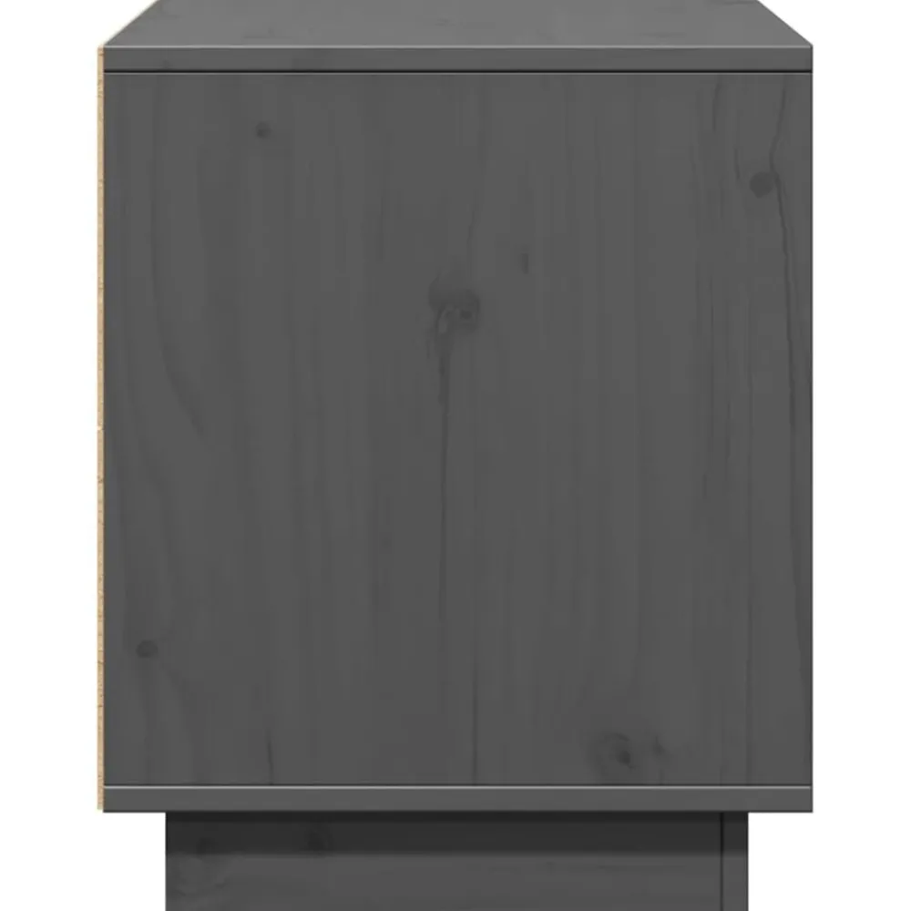 vidaXL Muebles Tv-Mueble de TV de madera maciza de pino 74x35x44 cm