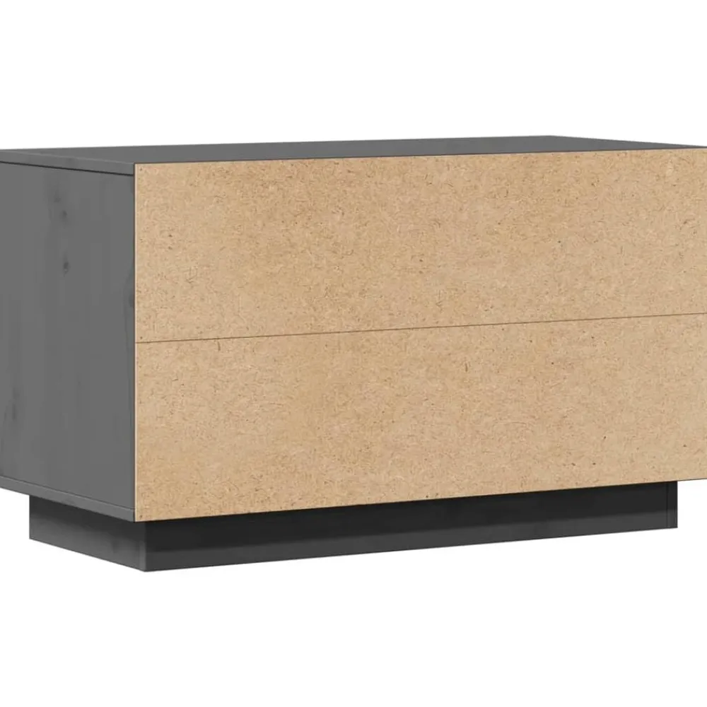 vidaXL Muebles Tv-Mueble de TV de madera maciza de pino 74x35x44 cm