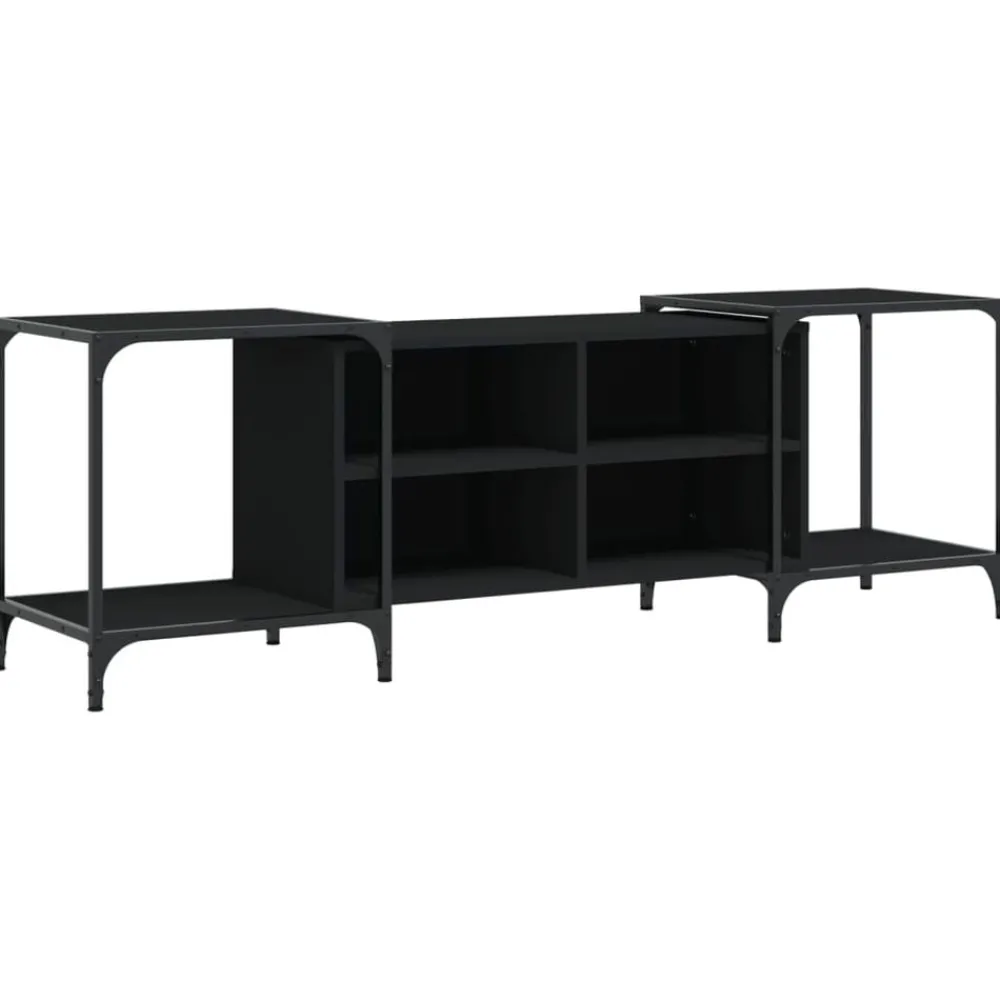 vidaXL Muebles Tv-Mueble de TV de madera de ingeniería 153x37x50 cm