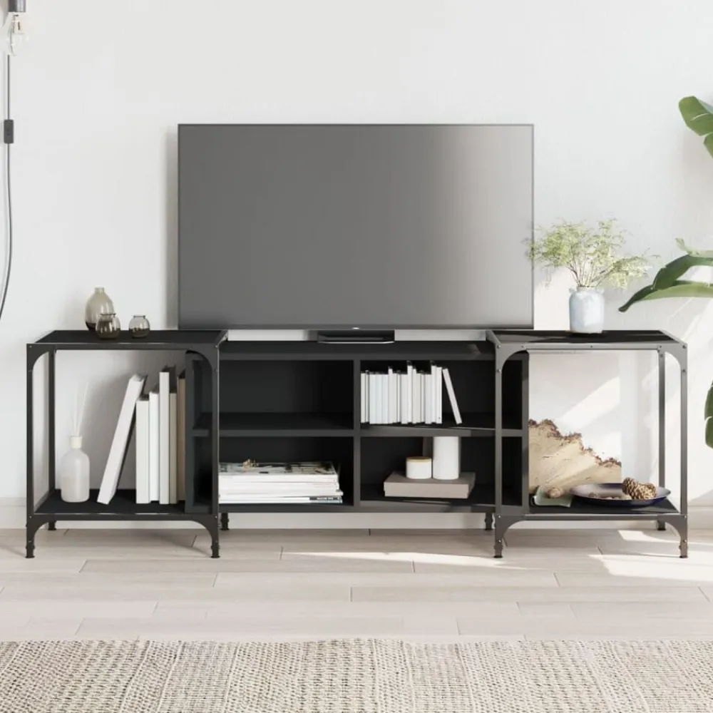 vidaXL Muebles Tv-Mueble de TV de madera de ingeniería 153x37x50 cm