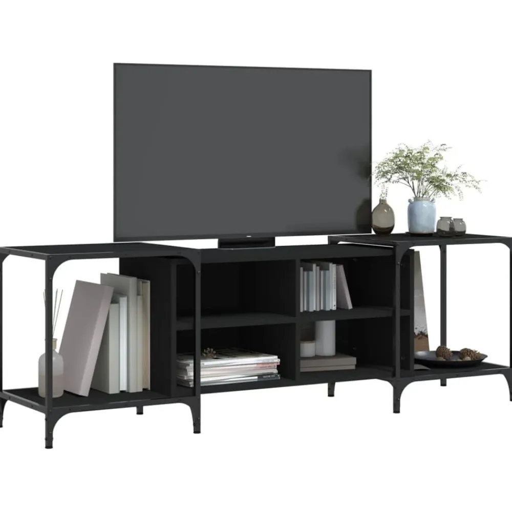 vidaXL Muebles Tv-Mueble de TV de madera de ingeniería 153x37x50 cm