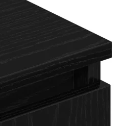 vidaXL Mueble de TV de madera de 102x30x36 cm Roble negro Discount