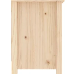 vidaXL Muebles Tv-Mueble de TV de madera maciza de pino 103x36,5x52 cm