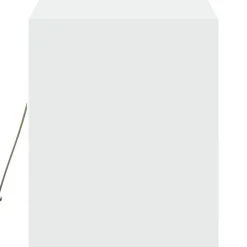 vidaXL Mueble de TV de pared con luces LED 80x31x35 cm Blanco Sale