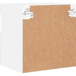 vidaXL Mueble de TV de pared con luces LED 40x30x40 cm Blanco Online