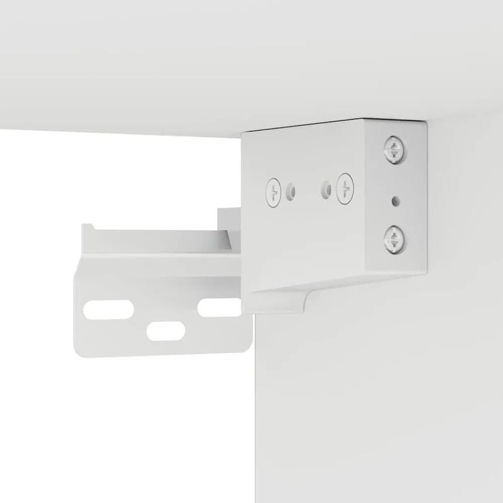 vidaXL Muebles Tv-Mueble de TV de pared con luces LED 30,5x35x30 cm