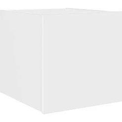 vidaXL Muebles Tv-Mueble de TV de pared con luces LED 30,5x35x30 cm
