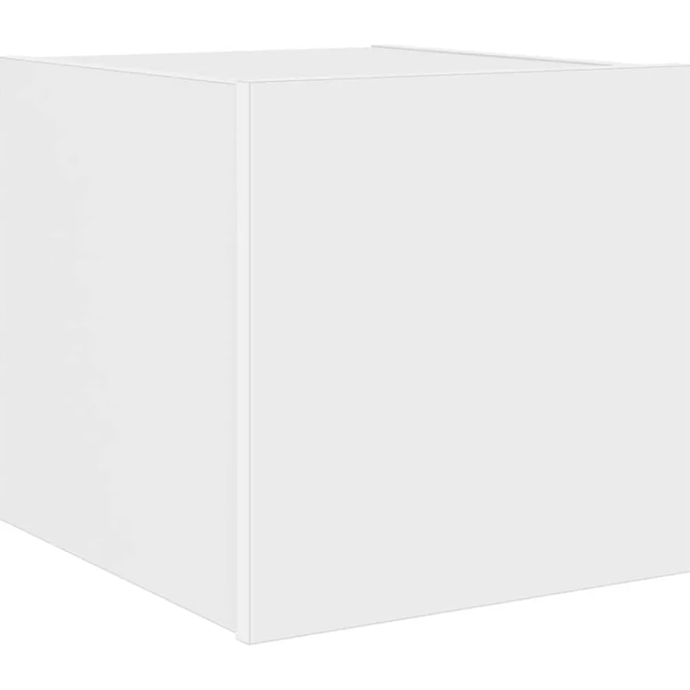 vidaXL Muebles Tv-Mueble de TV de pared con luces LED 30,5x35x30 cm