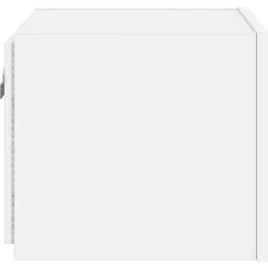vidaXL Muebles Tv-Mueble de TV de pared con luces LED 30,5x35x30 cm