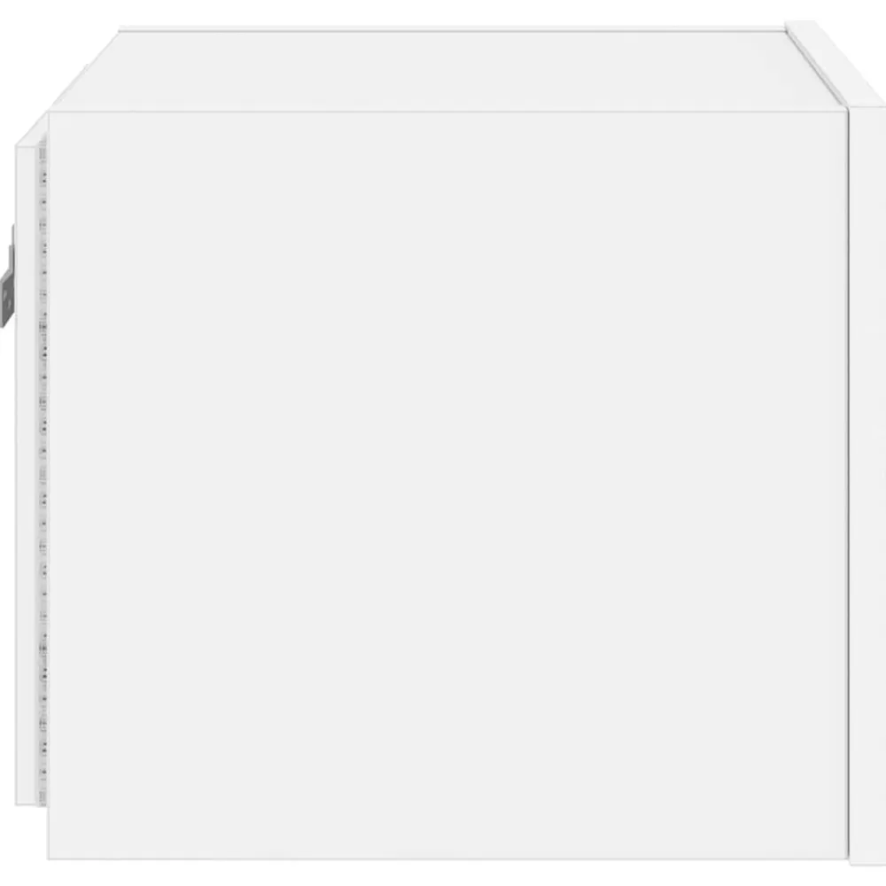 vidaXL Muebles Tv-Mueble de TV de pared con luces LED 30,5x35x30 cm