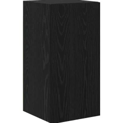 vidaXL Mueble de TV de Pared 3 pcs Madera de ingeniería Roble negro New