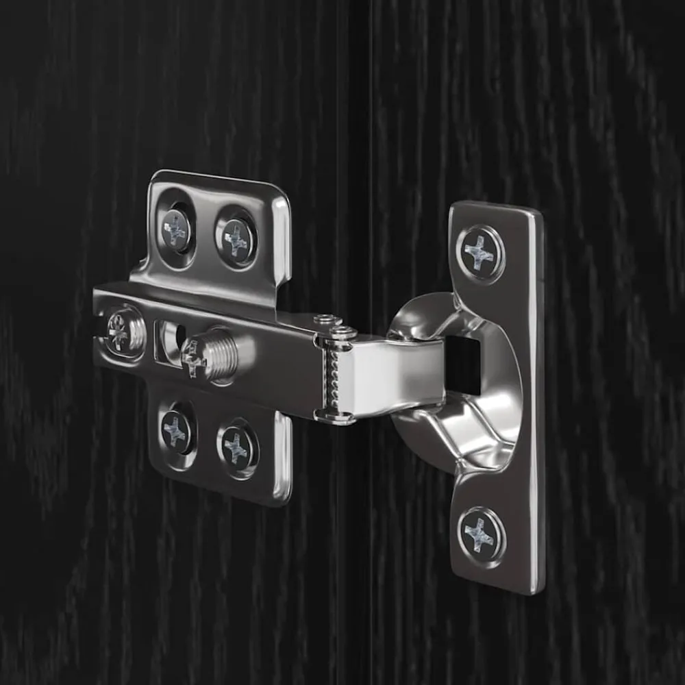 vidaXL Mueble de TV de Pared 3 pcs Madera de ingeniería Roble negro New