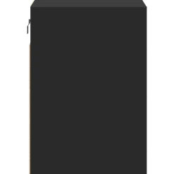 vidaXL Mueble de TV de pared con luces LED 41x31x45 cm Negro Hot