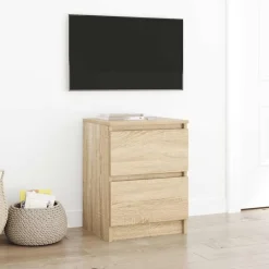 vidaXL Mueble de TV de 40x35x54 cm Madera de ingeniería Roble Sonoma Outlet