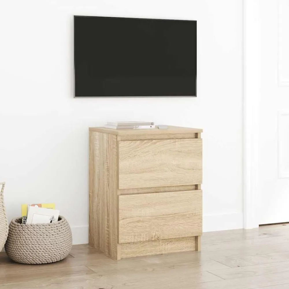 vidaXL Mueble de TV de 40x35x54 cm Madera de ingeniería Roble Sonoma Outlet