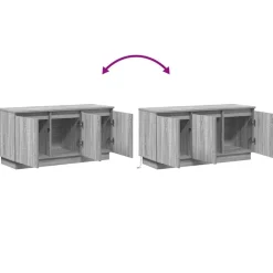 vidaXL Muebles Tv-Mueble de TV 100 x 38 x 49 cm Madera de ingeniería