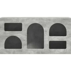 vidaXL Mueble de TV Gris Concreto 80 x 35 x 40 cm Madera de ingeniería Gris hormigón Online