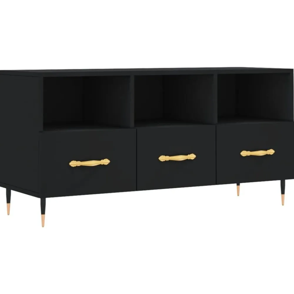 vidaXL Muebles Tv-Mueble de TV madera de ingeniería 102x36x50 cm