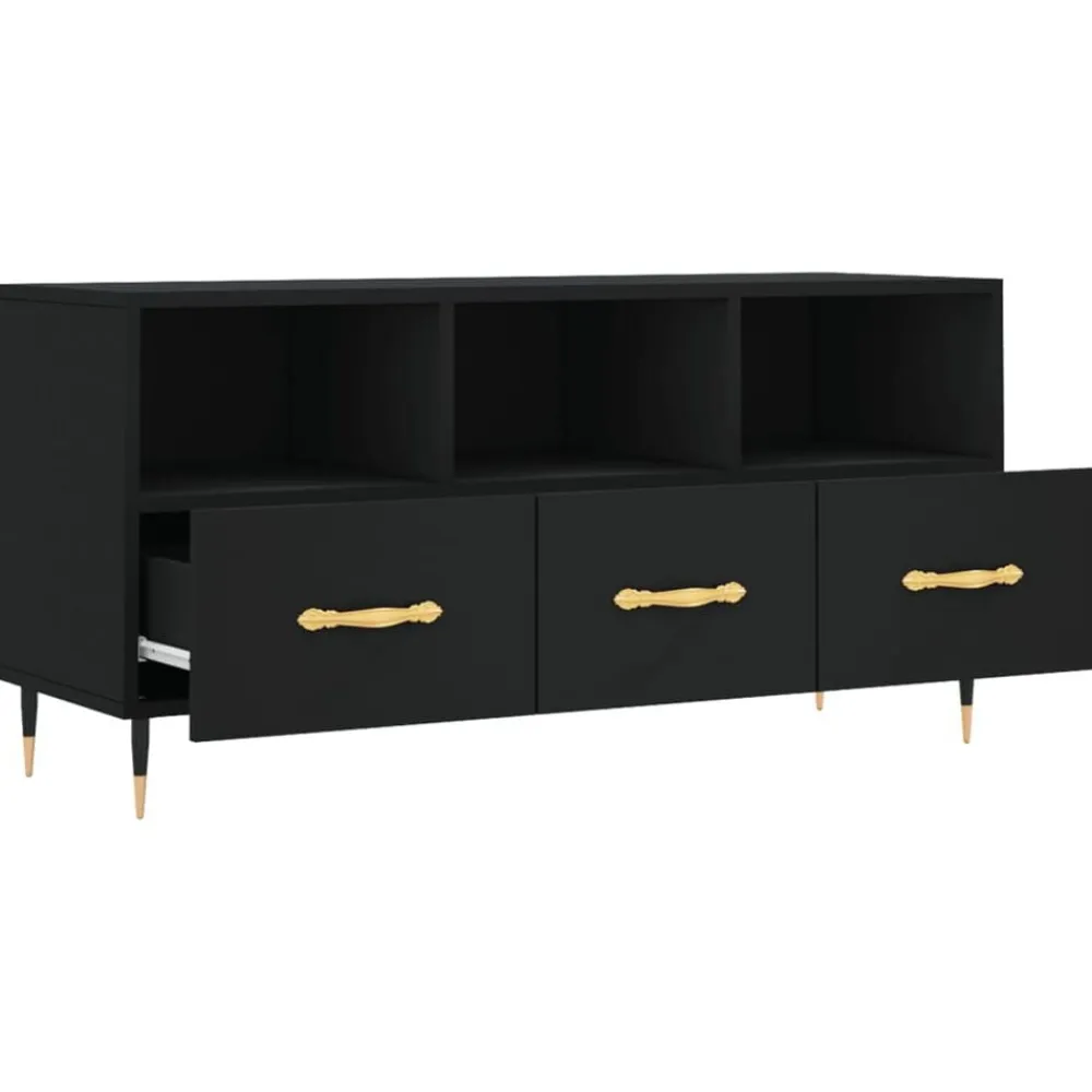 vidaXL Muebles Tv-Mueble de TV madera de ingeniería 102x36x50 cm