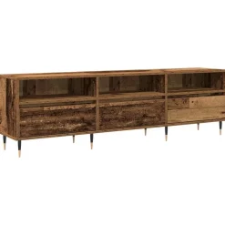 vidaXL Mueble de TV 150 x 30 x 45 cm Madera envejecida Outlet