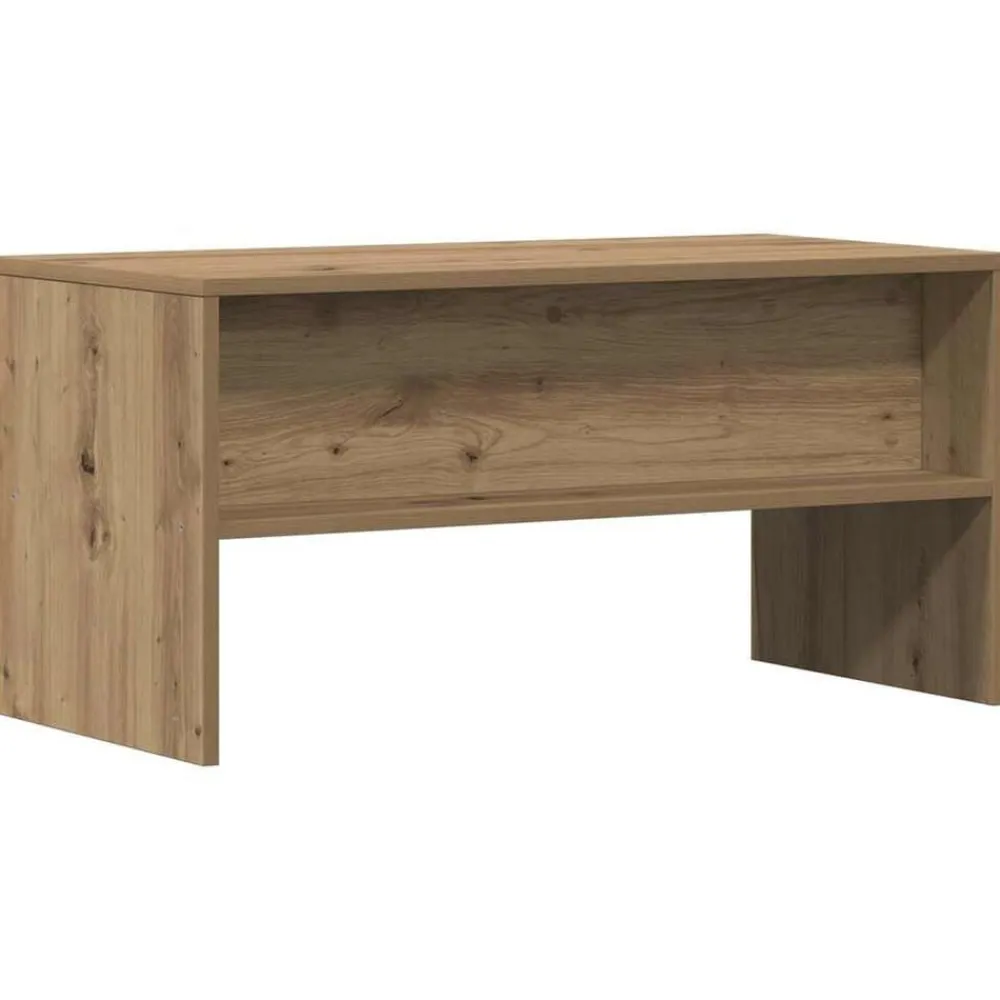 vidaXL Mueble de TV madera de ingeniería roble artesanal 80x40x40 cm Roble artisan New