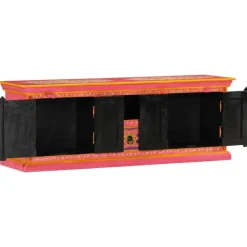 vidaXL Muebles Tv-Mueble de TV madera maciza de mango 110x30x40 cm