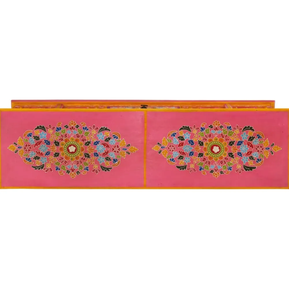 vidaXL Muebles Tv-Mueble de TV madera maciza de mango 110x30x40 cm