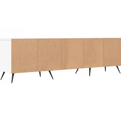 vidaXL Mueble de TV madera contrachapada 150x30x44,5 cm Blanco Sale