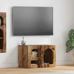 vidaXL Muebles Tv-Mueble de TV Madera vieja 60 x 35 x 40 cm Madera de ingeniería