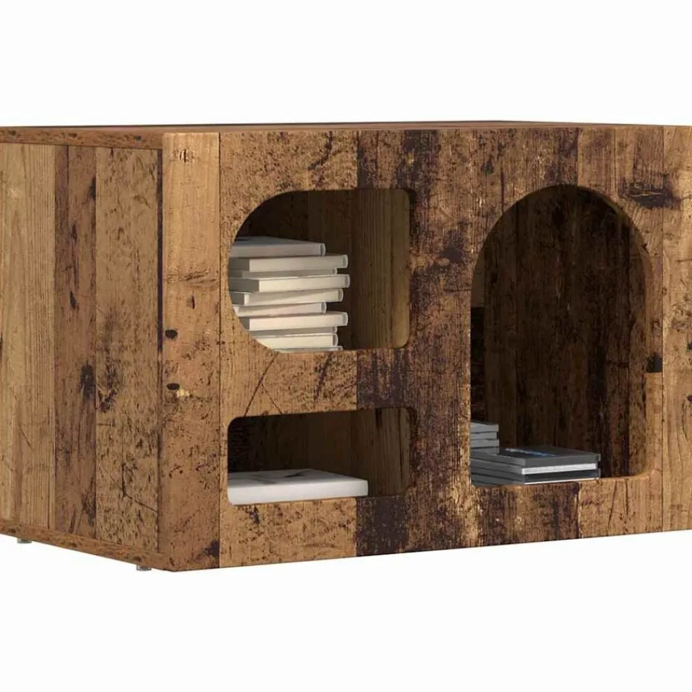 vidaXL Muebles Tv-Mueble de TV Madera vieja 60 x 35 x 40 cm Madera de ingeniería