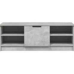 vidaXL Mueble de TV madera contrachapada gris hormigón 102x35,5x36,5cm Gris hormig&oacute;n Sale