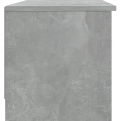 vidaXL Mueble de TV madera contrachapada gris hormigón 102x35,5x36,5cm Gris hormig&oacute;n Sale