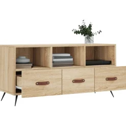 vidaXL Muebles Tv-Mueble de TV madera de ingeniería 102x36x50 cm